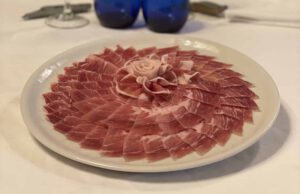 Tabla de jamón ibérico de a velha fabrica